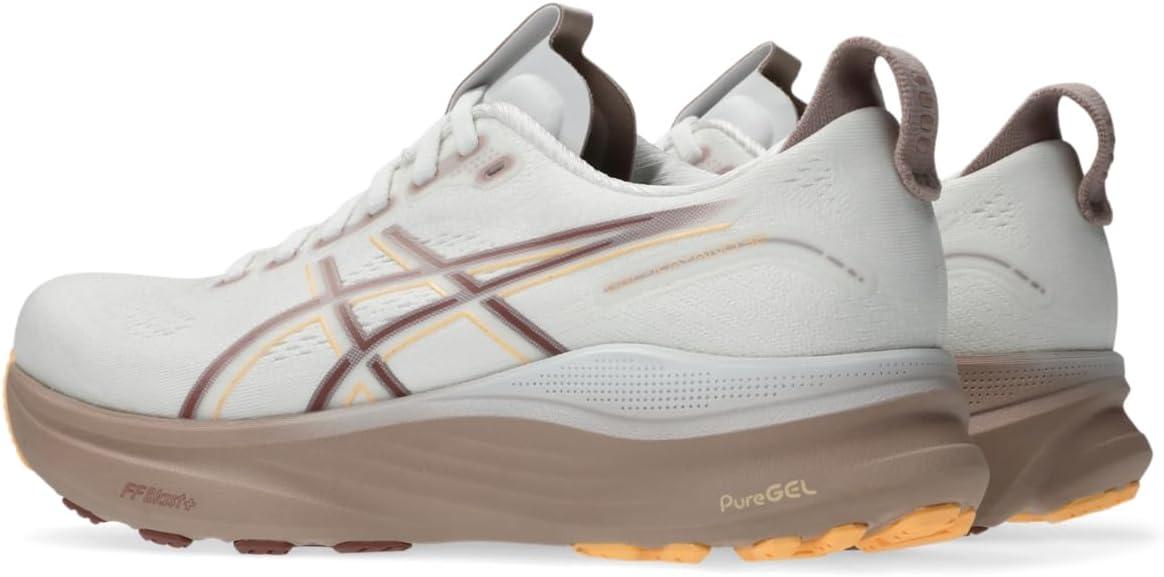 image:imageASICS Womens GelKayano 32 Running ShoesWhiteOrange Glow