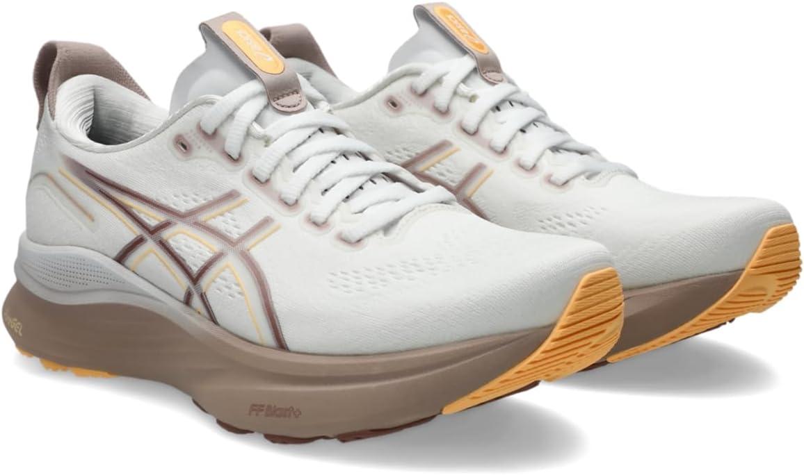 image:imageASICS Womens GelKayano 32 Running ShoesWhiteOrange Glow