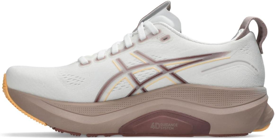 image:imageASICS Womens GelKayano 32 Running ShoesWhiteOrange Glow