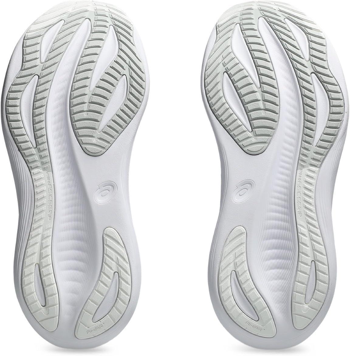 image:imageASICS Womens GelNimbus 27 Running Shoes100 WhiteGlacier Gray