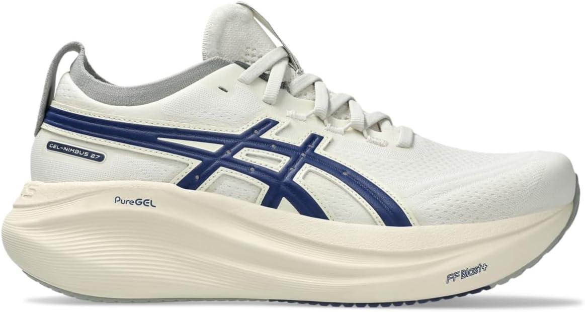 image:imageASICS Womens GelNimbus 27 Running ShoesBirchIndigo Blue