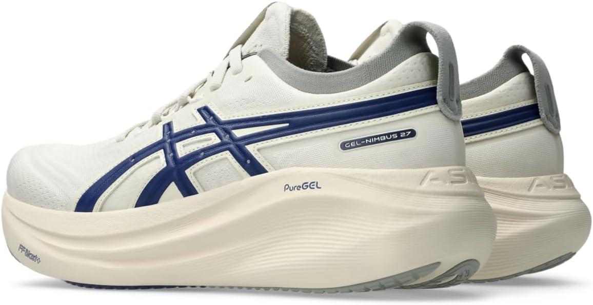 image:imageASICS Womens GelNimbus 27 Running ShoesBirchIndigo Blue