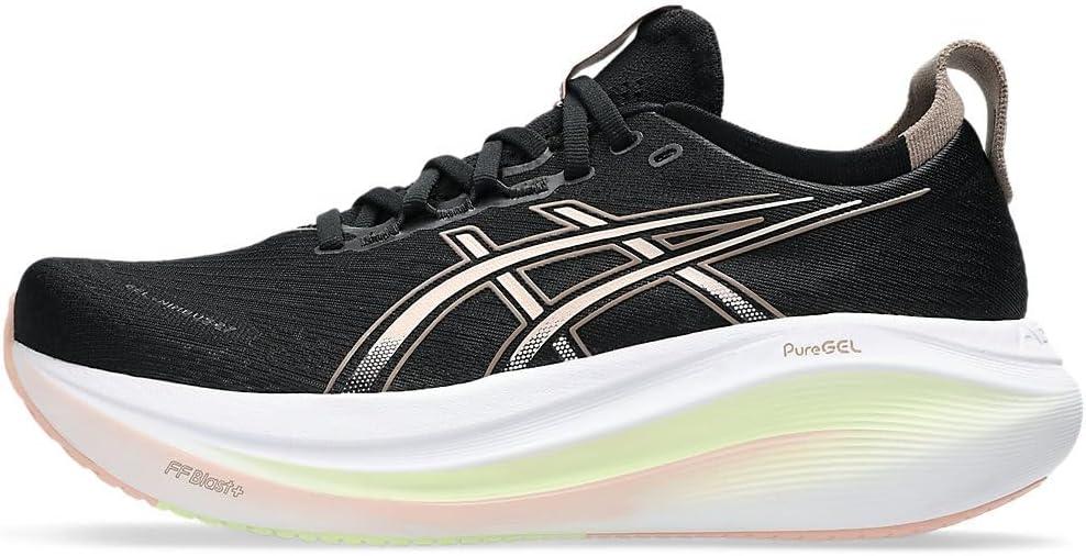 image:imageASICS Womens GelNimbus 27 Running ShoesBlack Breeze