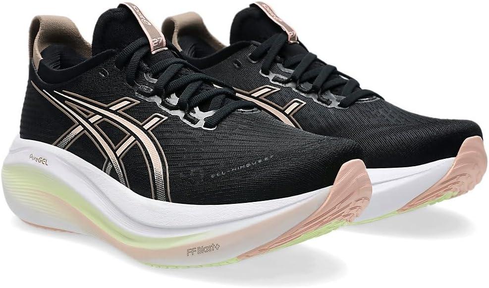 image:imageASICS Womens GelNimbus 27 Running ShoesBlack Breeze