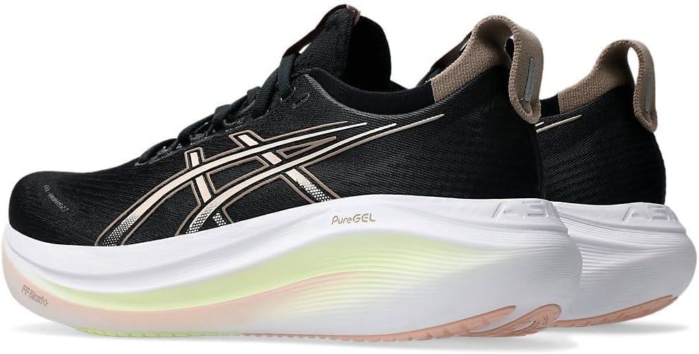image:imageASICS Womens GelNimbus 27 Running ShoesBlack Breeze