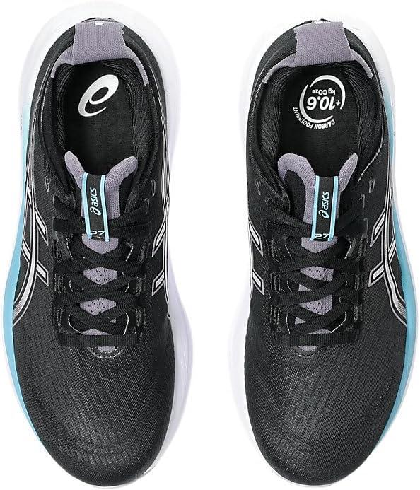 image:imageASICS Womens GelNimbus 27 Running ShoesBlack Dusk Violet