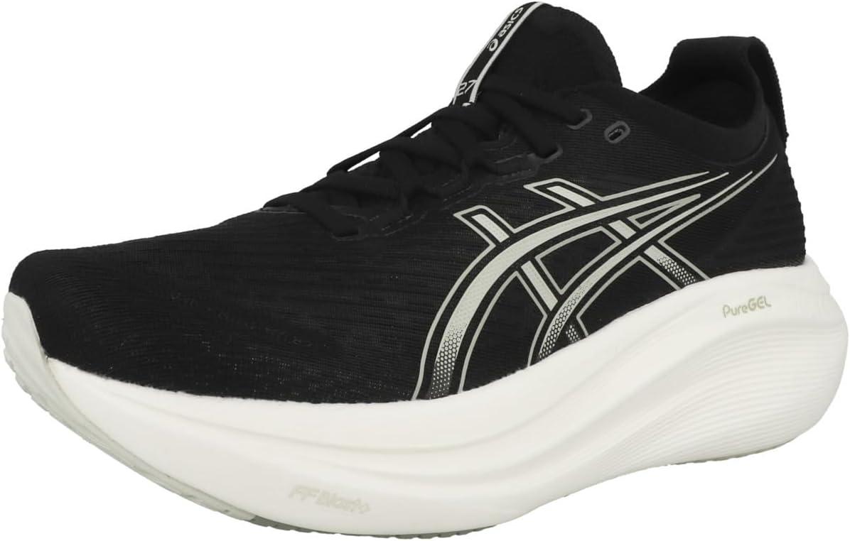 image:imageASICS Womens GelNimbus 27 Running ShoesBlack Lake Grey