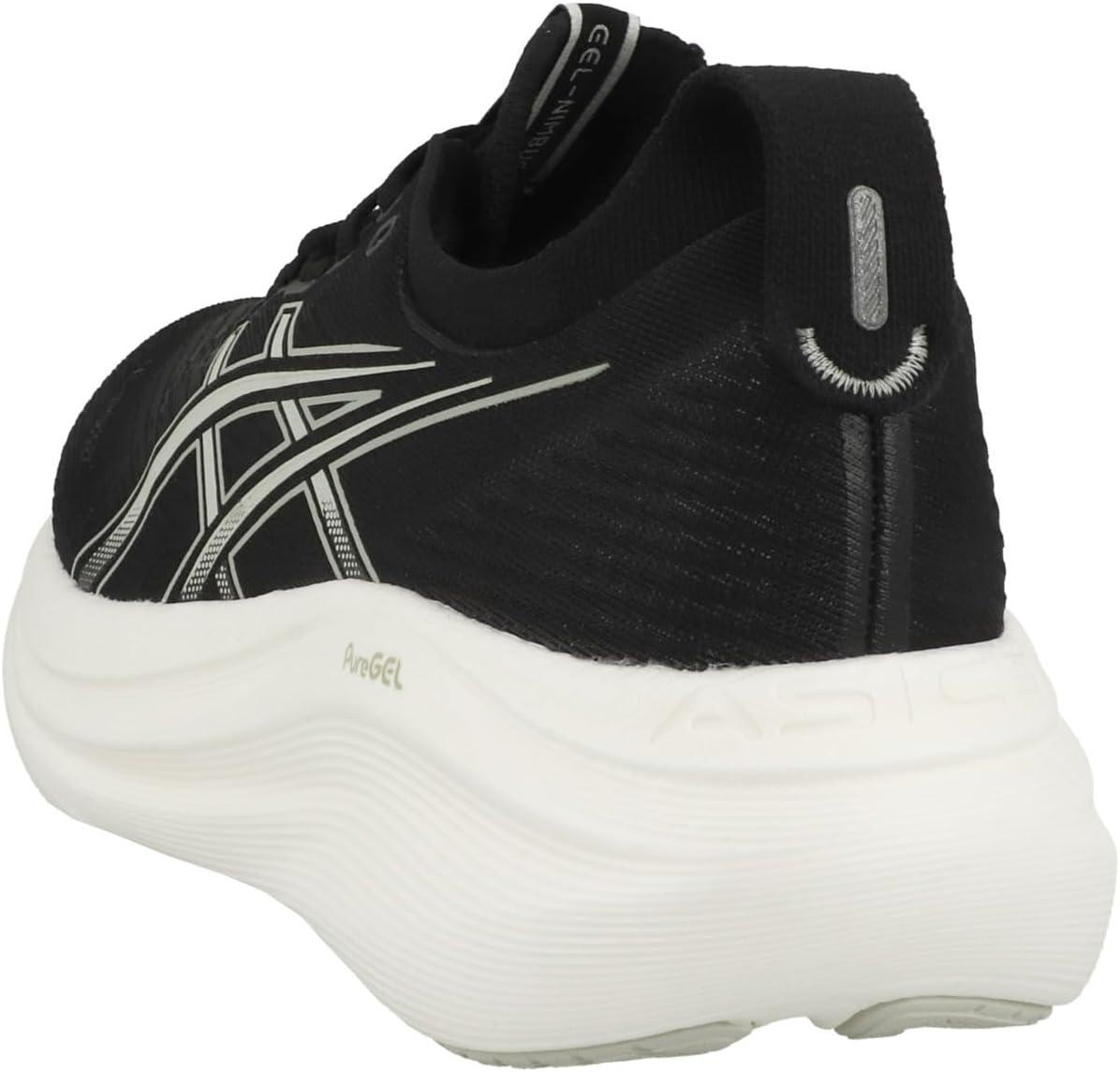 image:imageASICS Womens GelNimbus 27 Running ShoesBlack Lake Grey