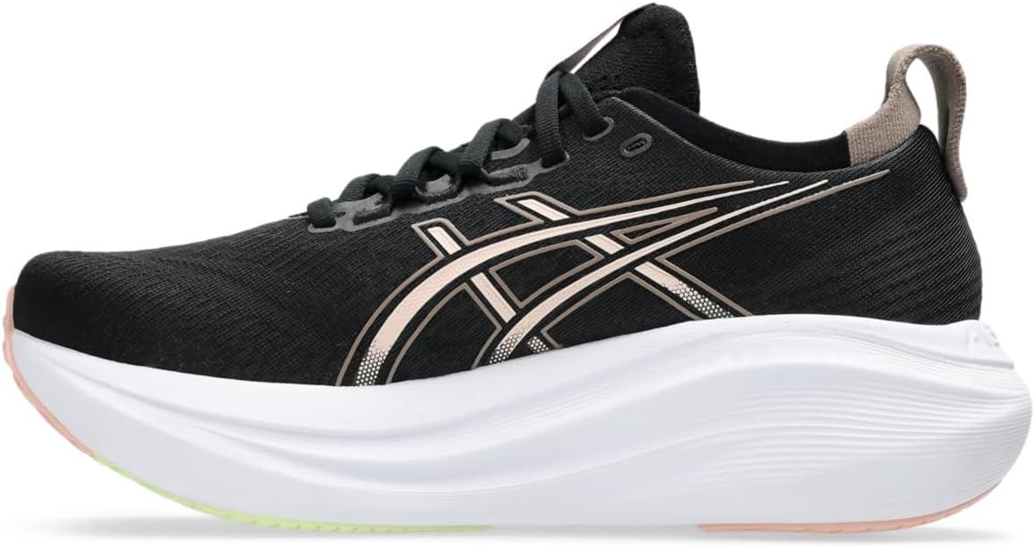 image:imageASICS Womens GelNimbus 27 Running ShoesBlackBreeze