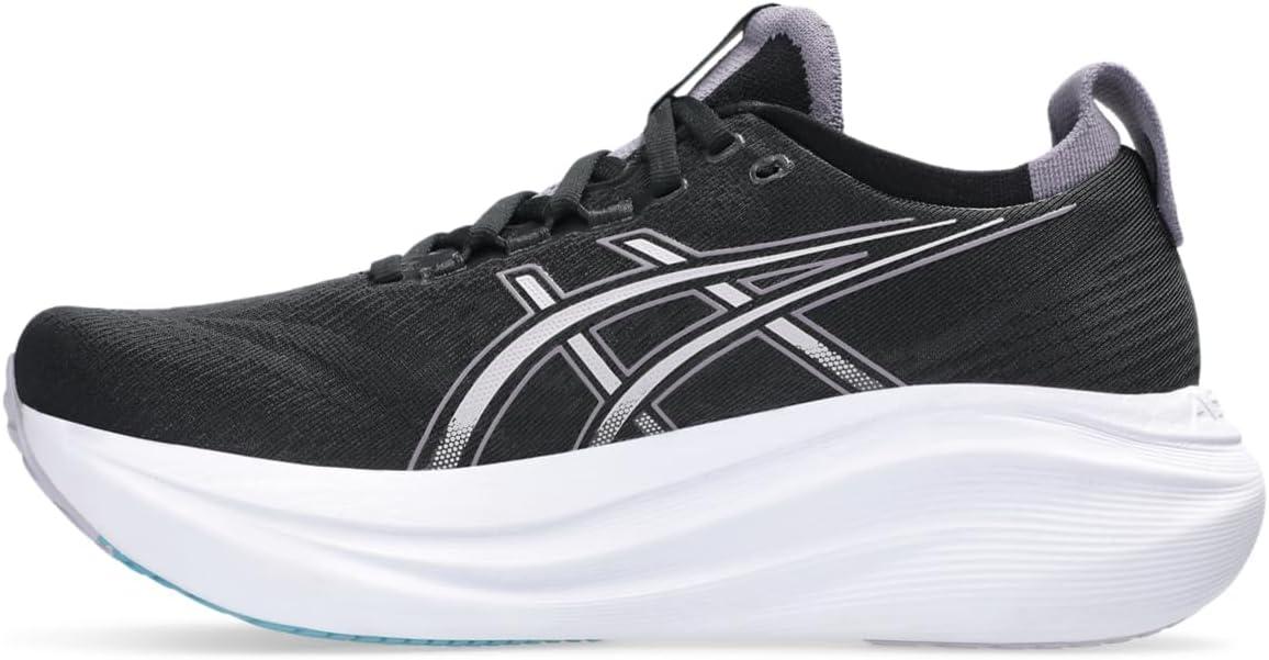 image:imageASICS Womens GelNimbus 27 Running ShoesBlackDusk Violet