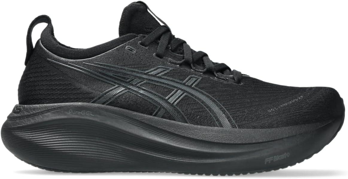 image:imageASICS Womens GelNimbus 27 Running ShoesBlackGraphite Grey