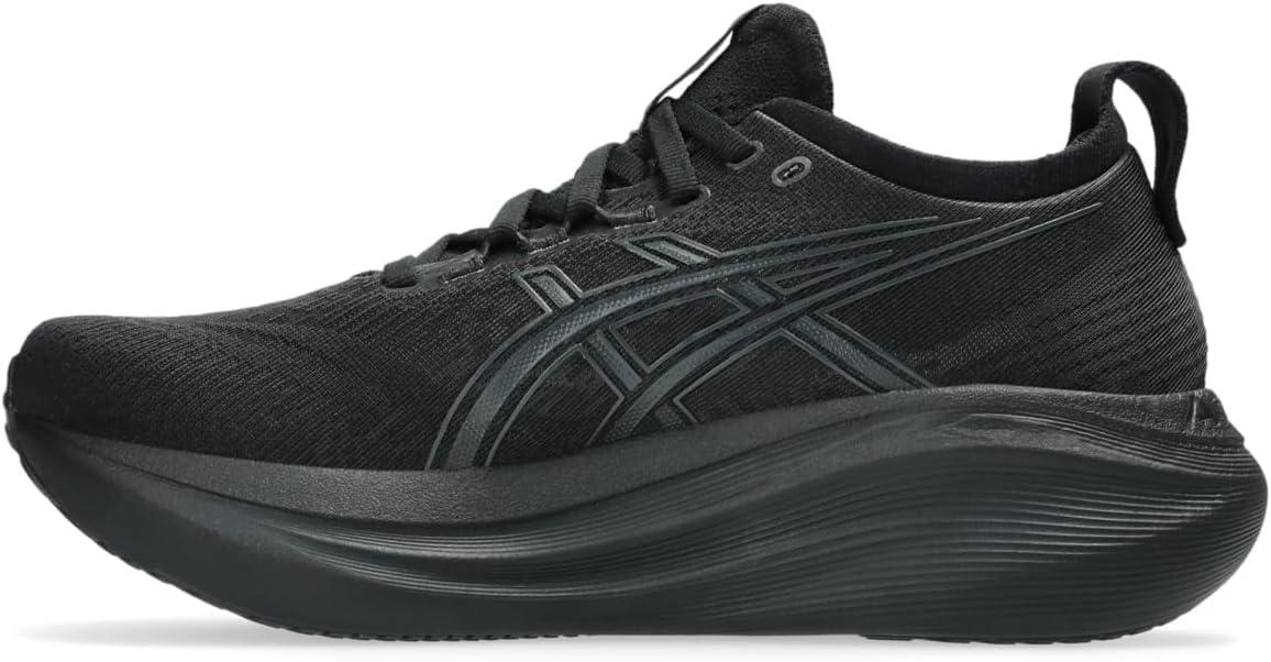 image:imageASICS Womens GelNimbus 27 Running ShoesBlackGraphite Grey