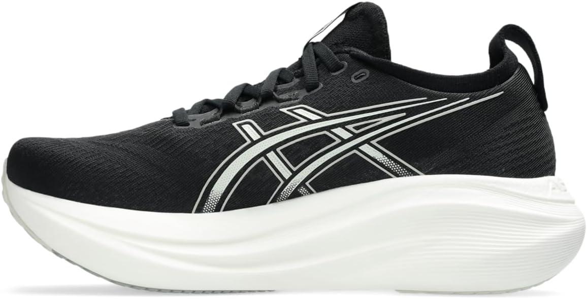 image:imageASICS Womens GelNimbus 27 Running ShoesBlackLake Grey