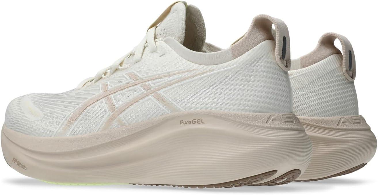 image:imageASICS Womens GelNimbus 27 Running ShoesCream Mineral Beige
