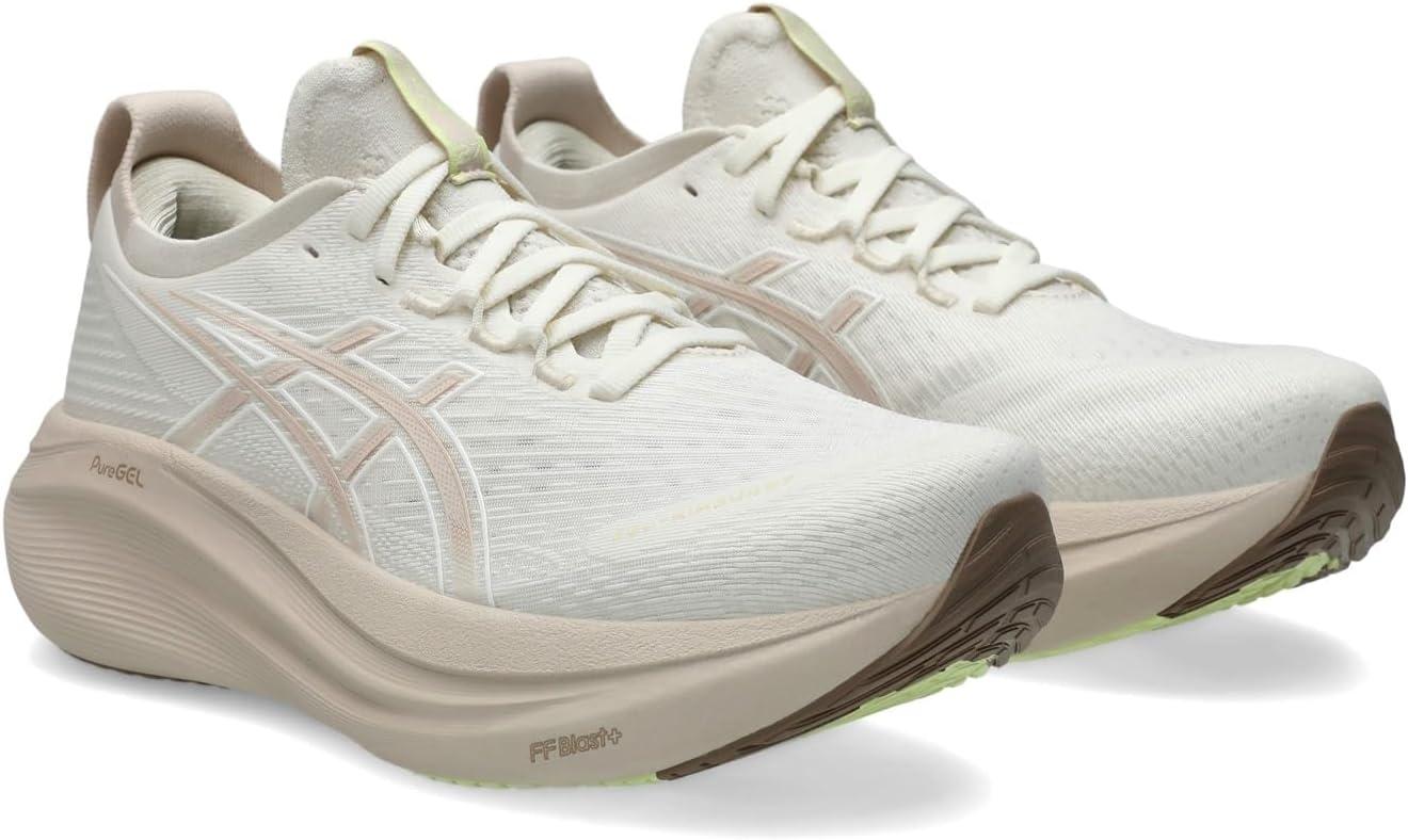 image:imageASICS Womens GelNimbus 27 Running ShoesCream Mineral Beige