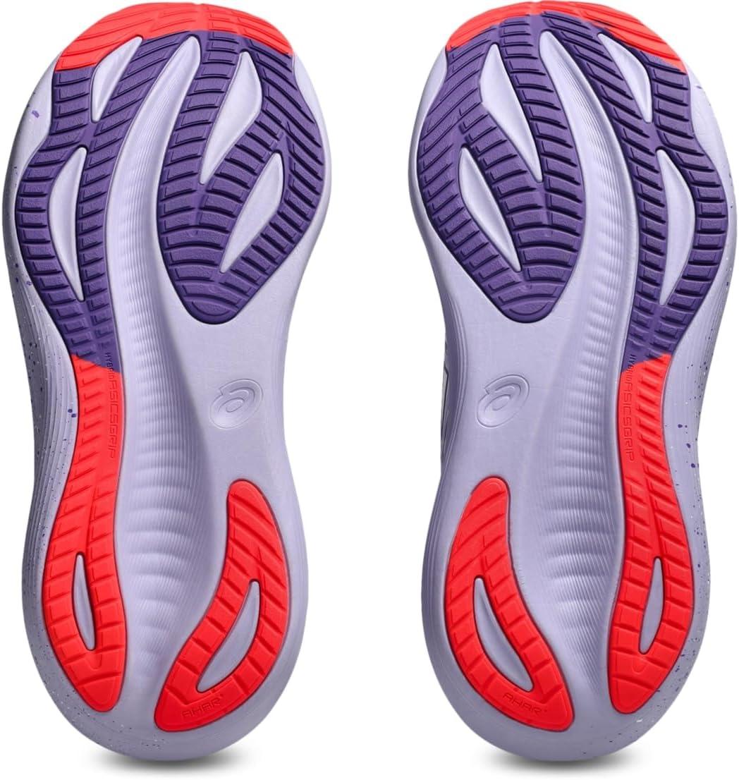 image:imageASICS Womens GelNimbus 27 Running ShoesCreamEdo Purple