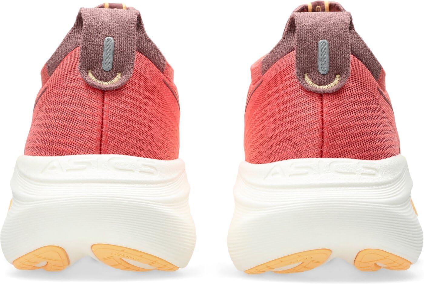 image:imageASICS Womens GelNimbus 27 Running ShoesDark Pink Clay Orange Glow