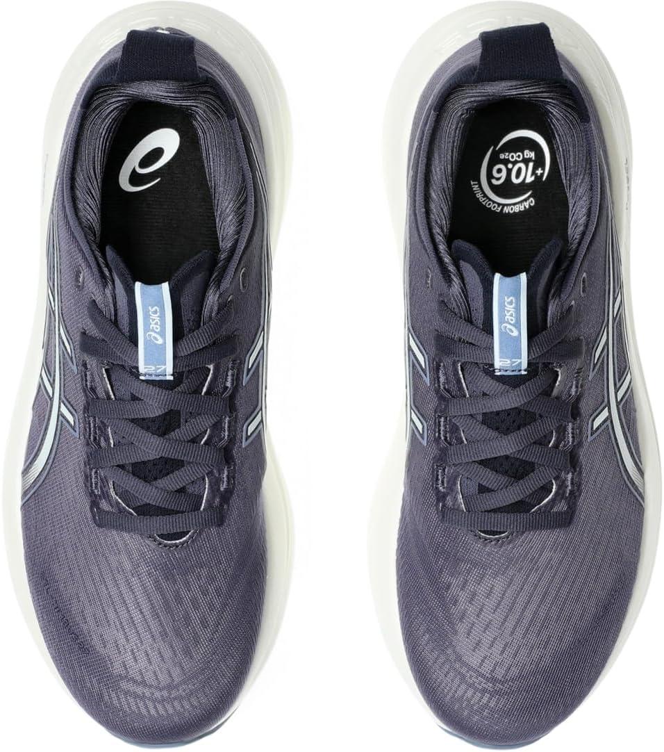 image:imageASICS Womens GelNimbus 27 Running ShoesIndigo FogCool Grey