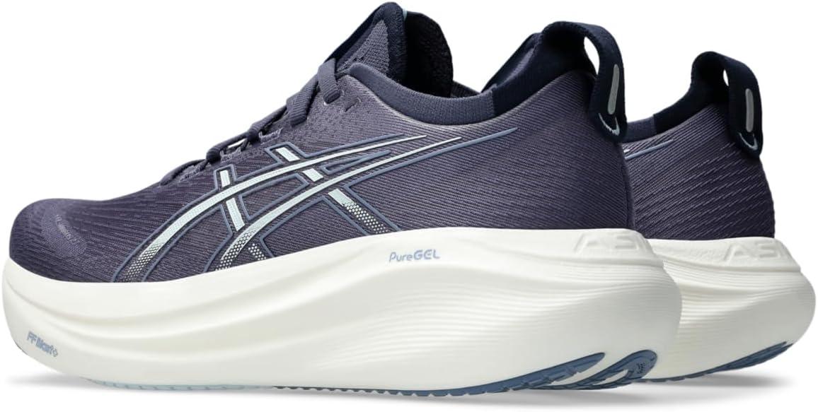 image:imageASICS Womens GelNimbus 27 Running ShoesIndigo FogCool Grey
