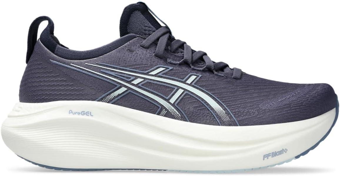 image:imageASICS Womens GelNimbus 27 Running ShoesIndigo FogCool Grey