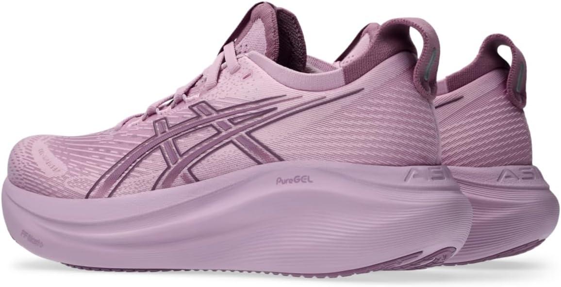 image:imageASICS Womens GelNimbus 27 Running ShoesLight UbeDark Ube
