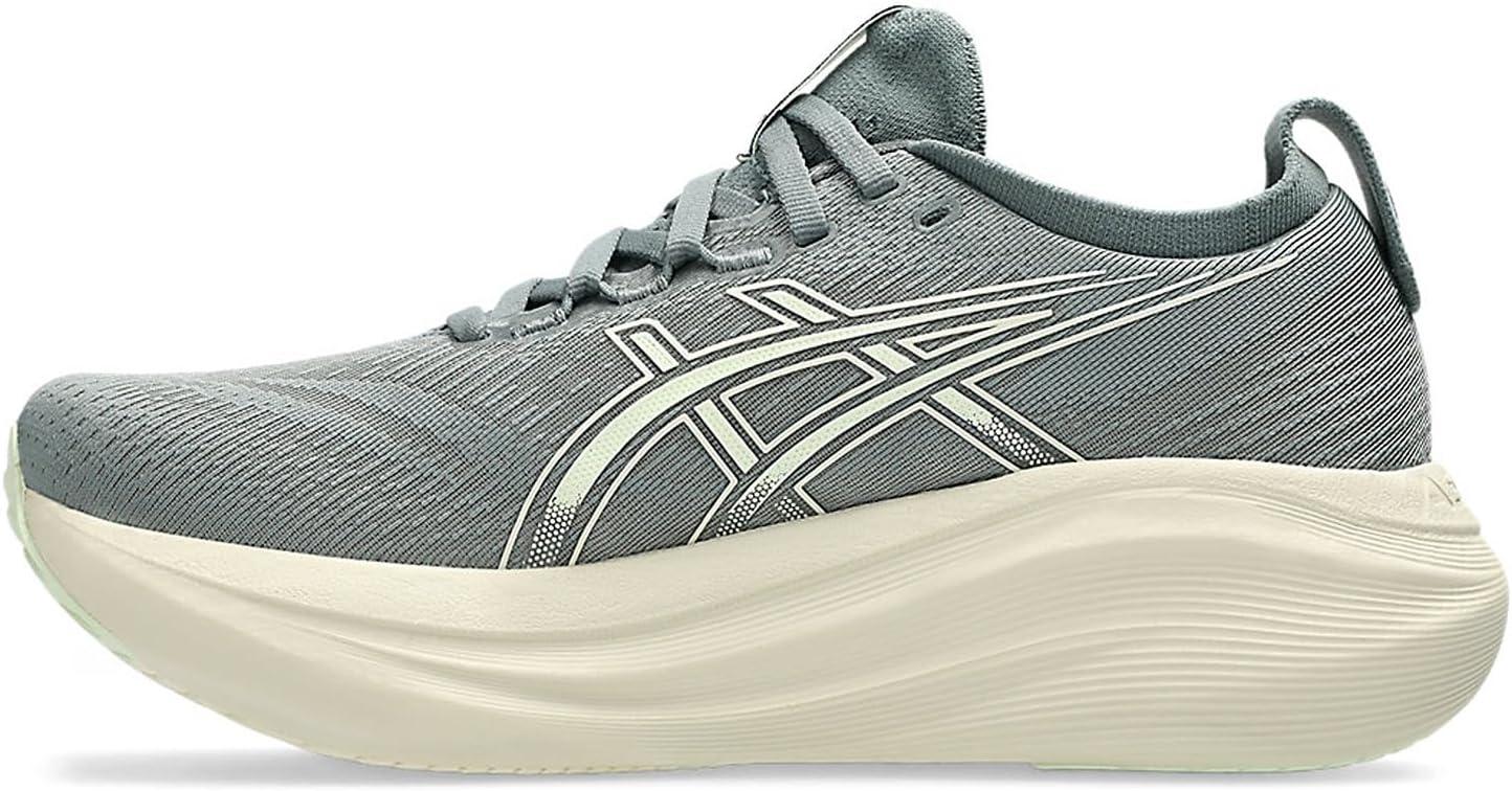 image:imageASICS Womens GelNimbus 27 Running ShoesMonument Blue Whisper Green