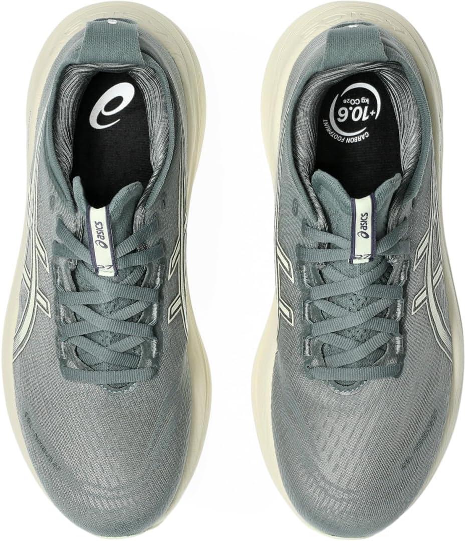 image:imageASICS Womens GelNimbus 27 Running ShoesMonument BlueWhisper Green