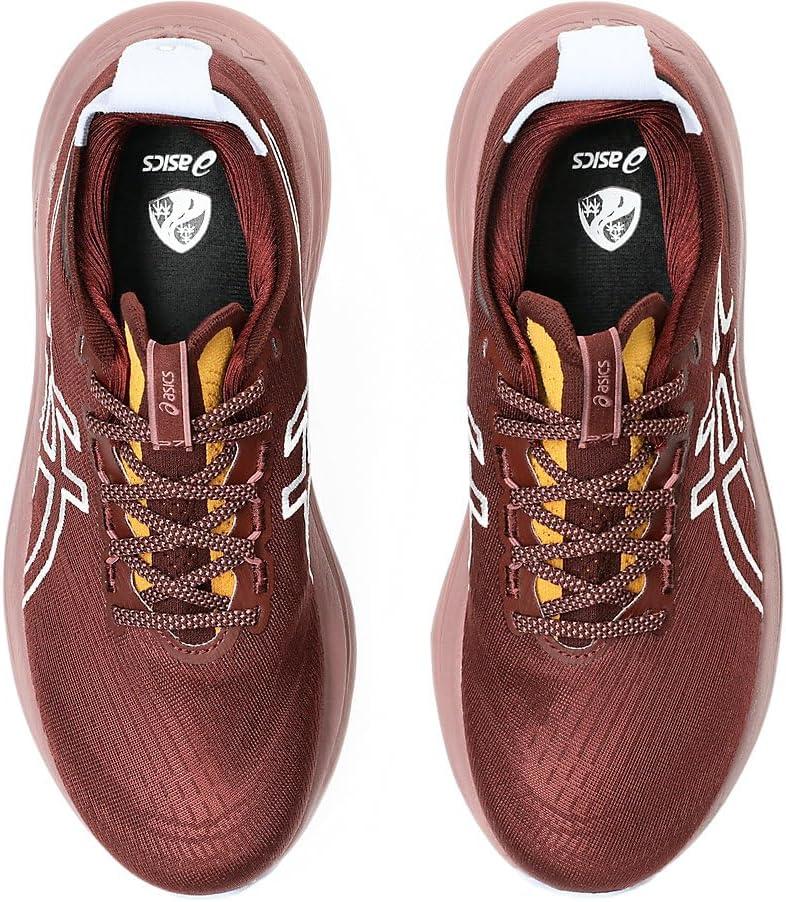 image:imageASICS Womens GelNimbus 27 Running ShoesNature Bathing Dark Red Planet