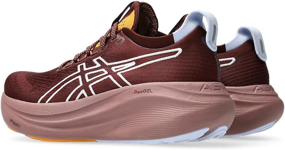 image:imageASICS Womens GelNimbus 27 Running ShoesNature Bathing Dark Red Planet