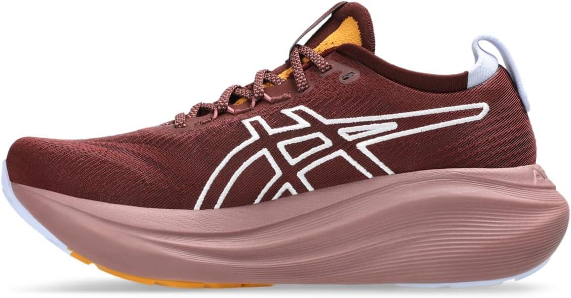 image:imageASICS Womens GelNimbus 27 Running ShoesNature BathingDark Red Planet