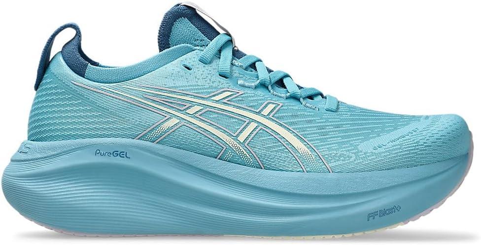 image:imageASICS Womens GelNimbus 27 Running ShoesStillwater Cream