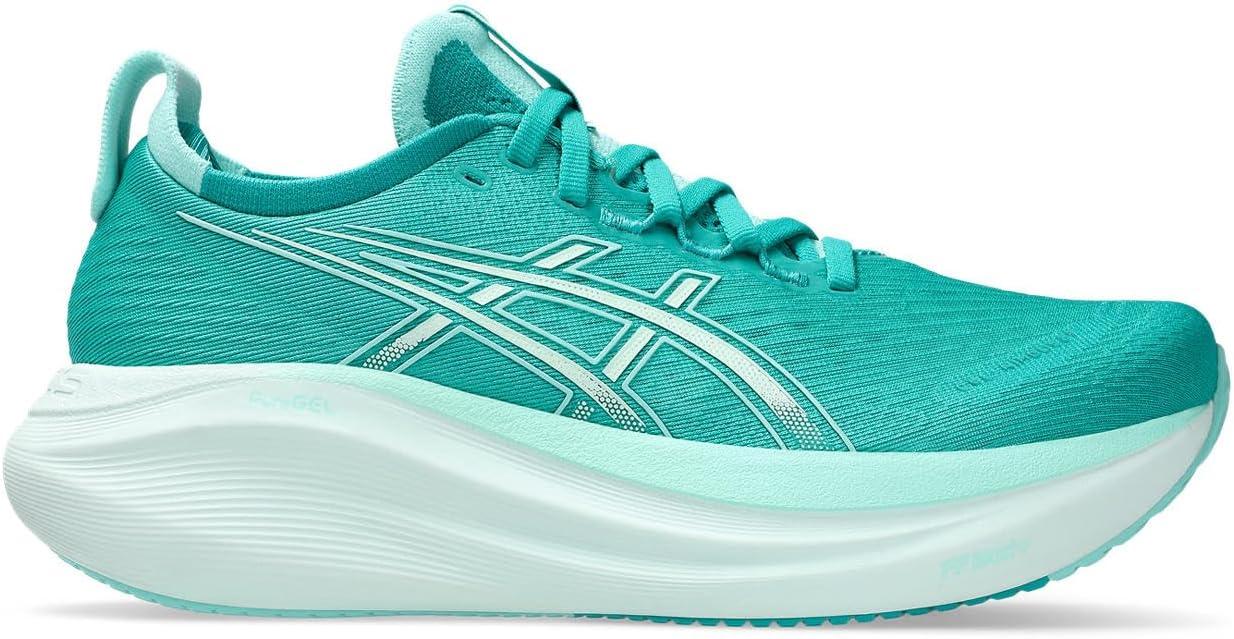 image:imageASICS Womens GelNimbus 27 Running ShoesWave Teal Illuminate Mint