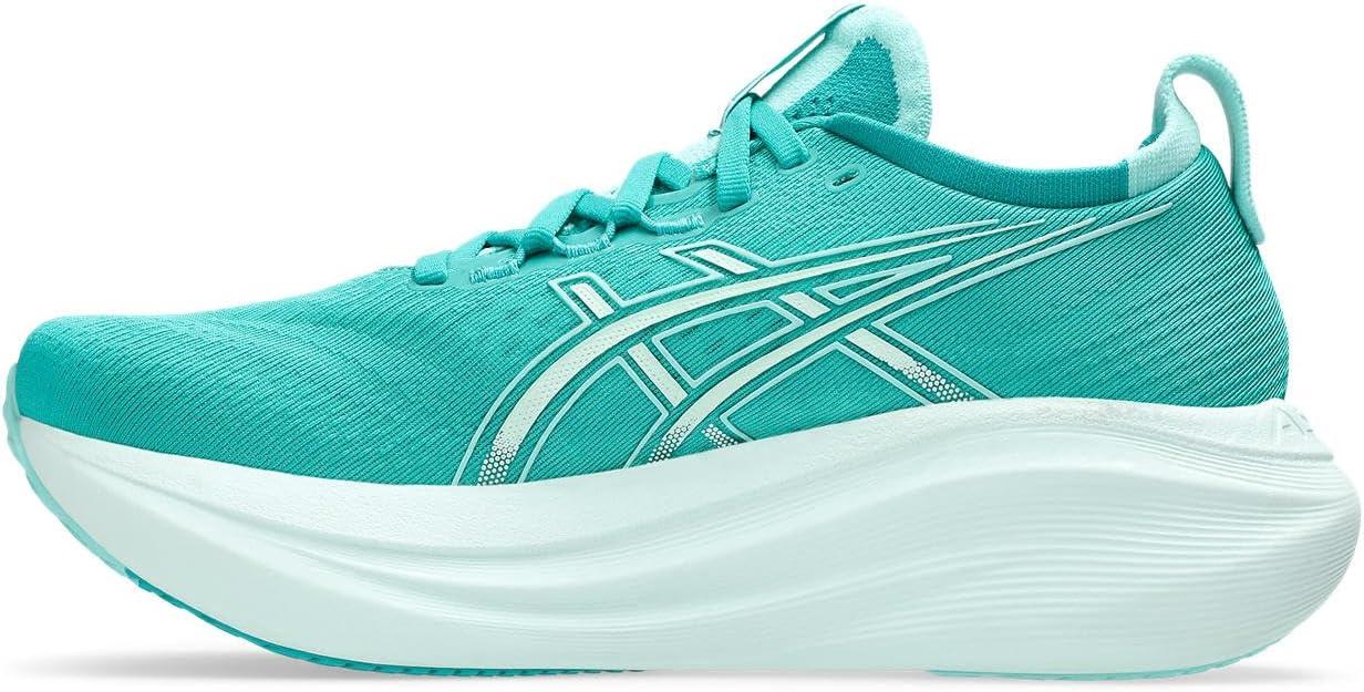 image:imageASICS Womens GelNimbus 27 Running ShoesWave Teal Illuminate Mint