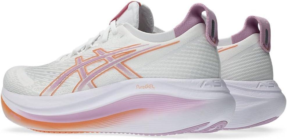 image:imageASICS Womens GelNimbus 27 Running ShoesWhite Light Ube 1012b753 101