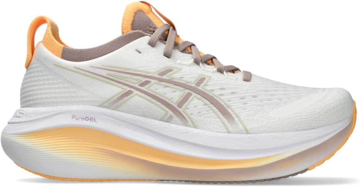 image:imageASICS Womens GelNimbus 27 Running ShoesWhiteFawn