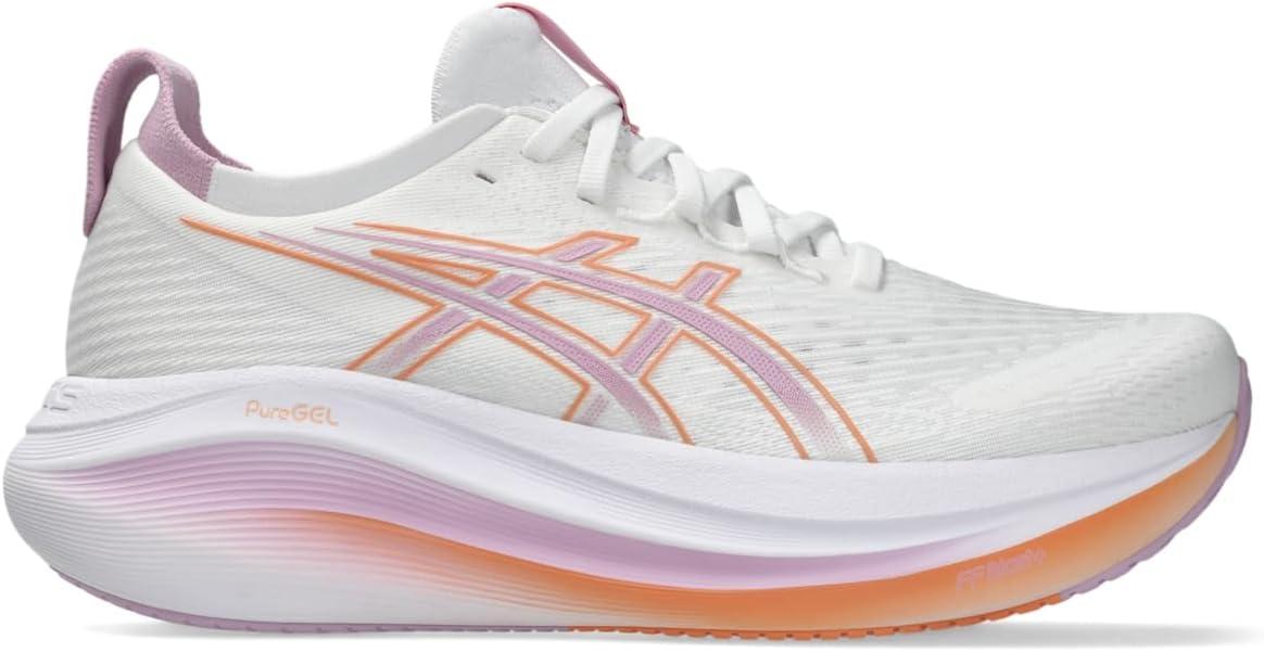 image:imageASICS Womens GelNimbus 27 Running ShoesWhiteLight Ube
