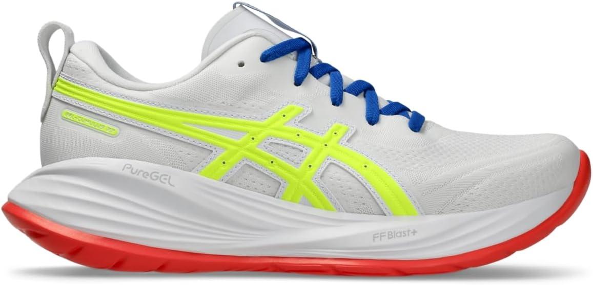 image:imageASICS Womens GelNimbus 27 Running ShoesWhiteSafety Yellow