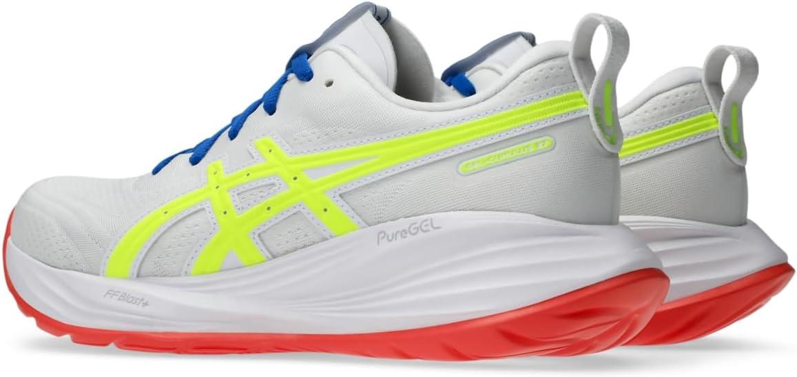 image:imageASICS Womens GelNimbus 27 Running ShoesWhiteSafety Yellow