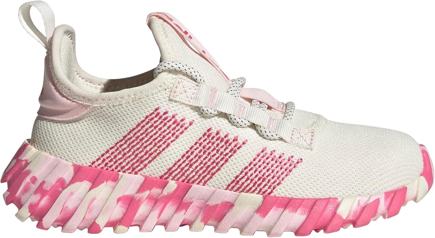 image:imageAdidas UnisexChild Kaptir FlowChalk WhitePulse MagentaClear Pink