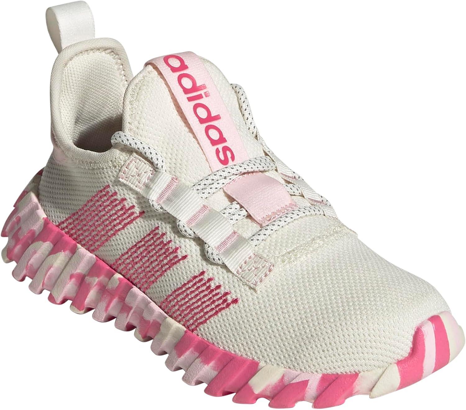 image:imageAdidas UnisexChild Kaptir FlowChalk WhitePulse MagentaClear Pink