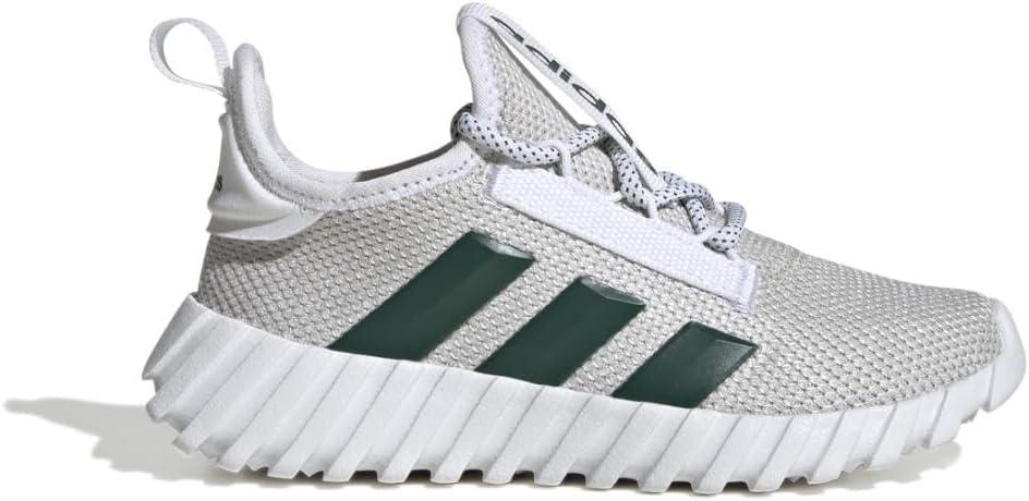 image:imageAdidas UnisexChild Kaptir FlowWhiteCollegiate GreenGrey