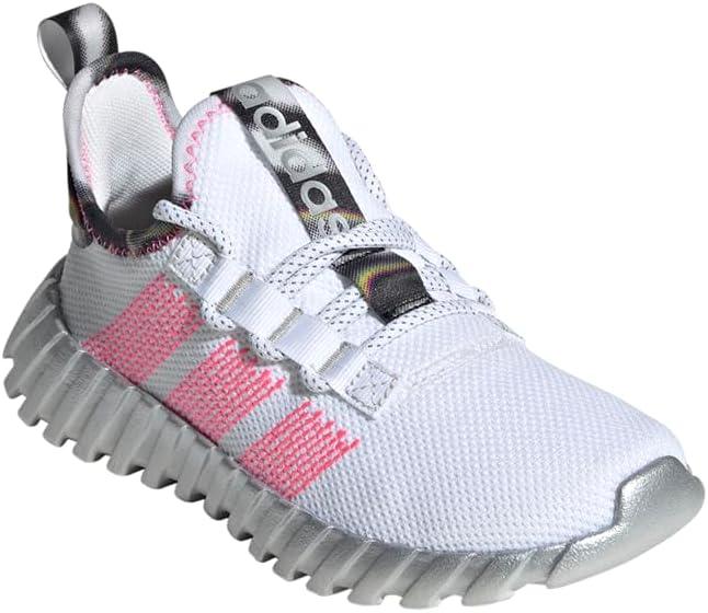 image:imageAdidas UnisexChild Kaptir FlowWhiteLucid PinkSilver Metallic