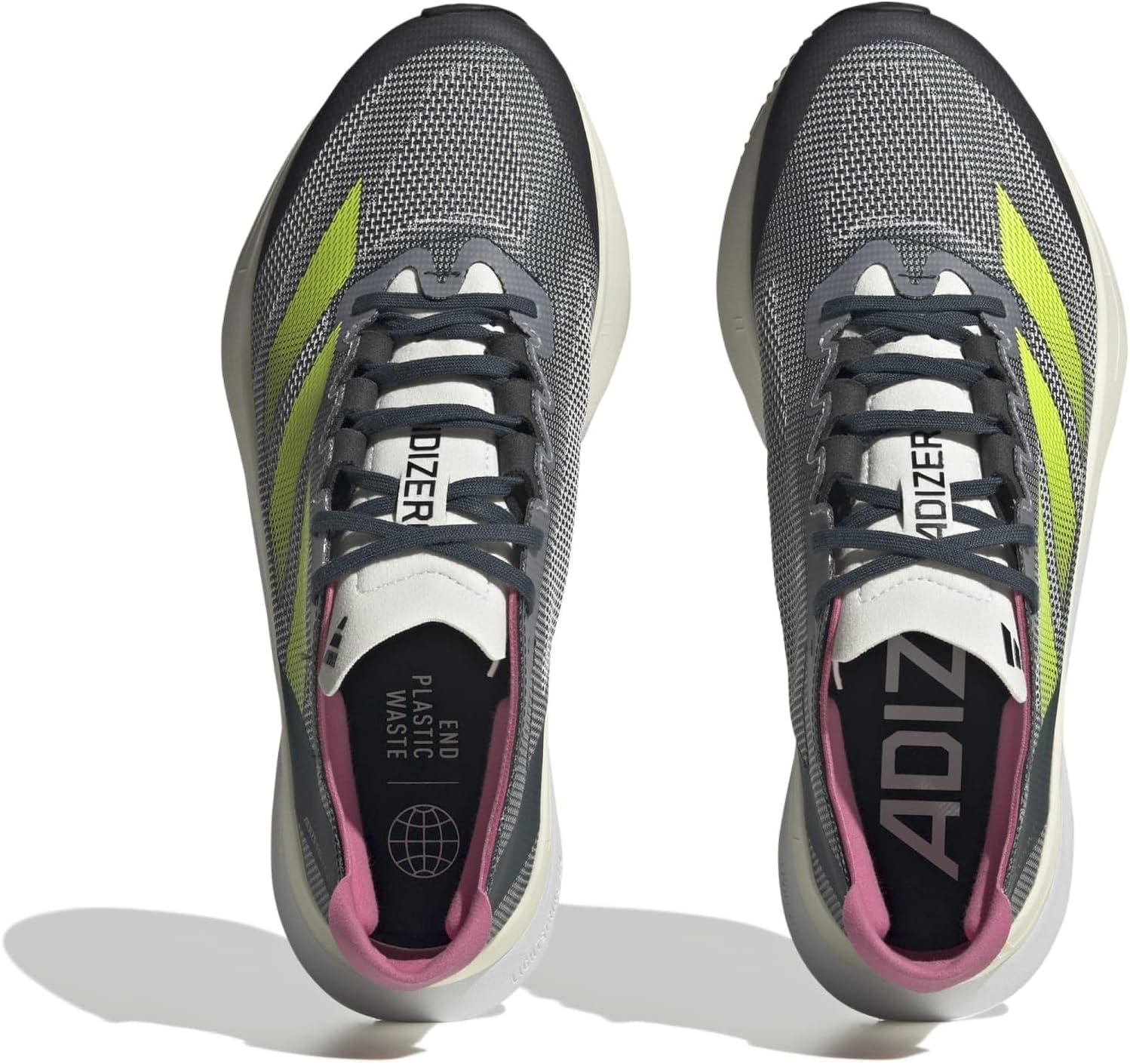 image:imageAdidas Womens Adizero Boston 12 WArctic NightLucid LemonCarbon