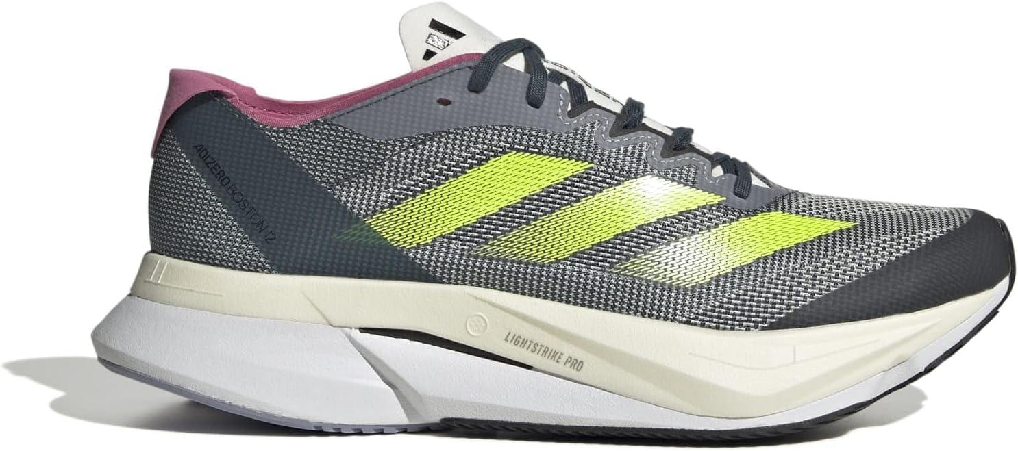 image:imageAdidas Womens Adizero Boston 12 WArctic NightLucid LemonCarbon