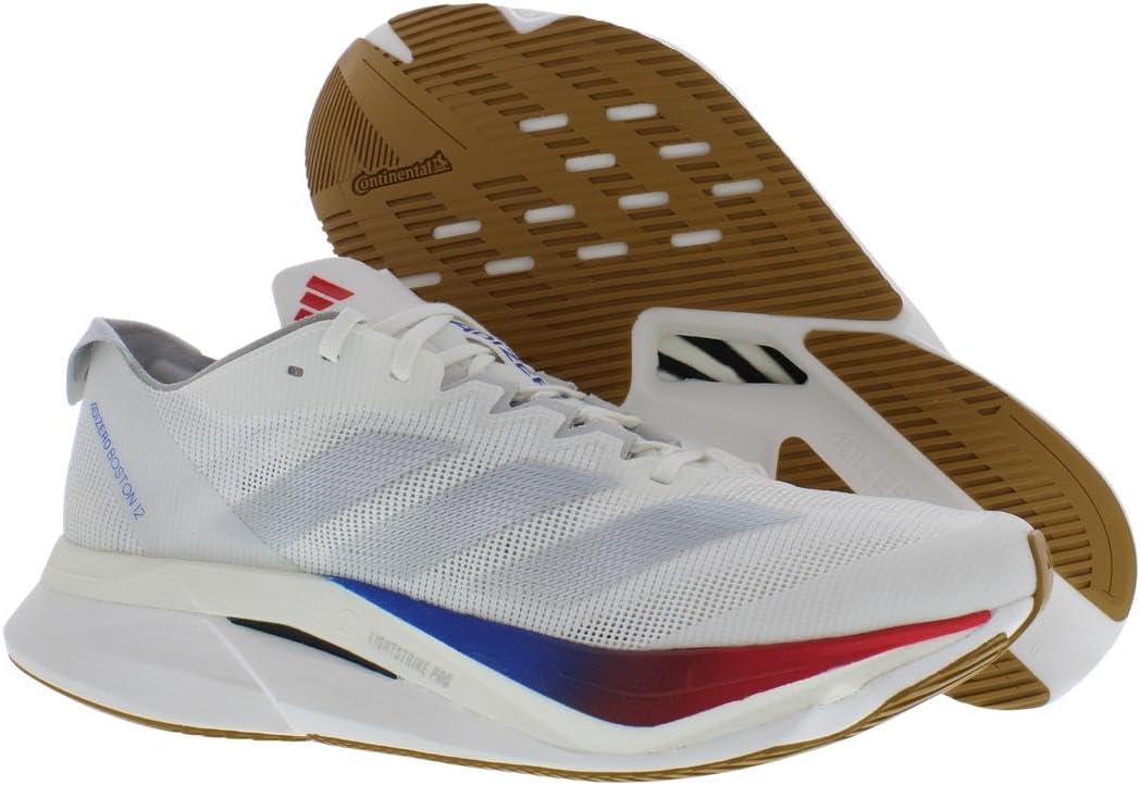 image:imageAdidas Womens Adizero Boston 12 WCore WhiteMatte SilverPure Ruby