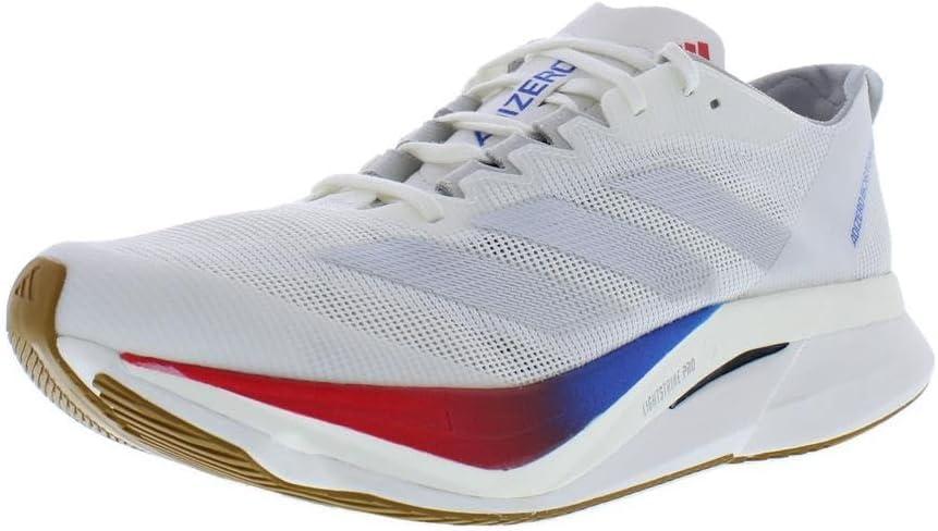 image:imageAdidas Womens Adizero Boston 12 WCore WhiteMatte SilverPure Ruby