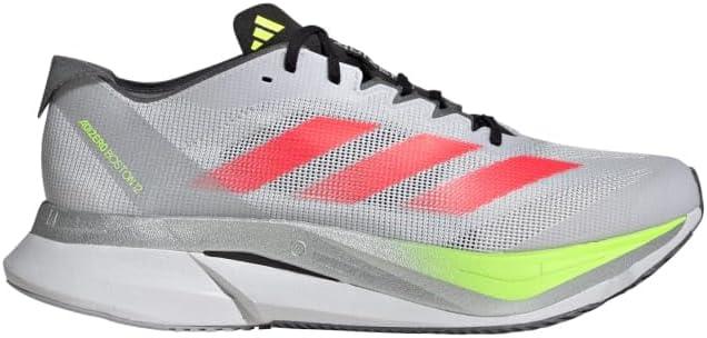 image:imageAdidas Womens Adizero Boston 12 WDash GreyLucid RedLucid Lemon