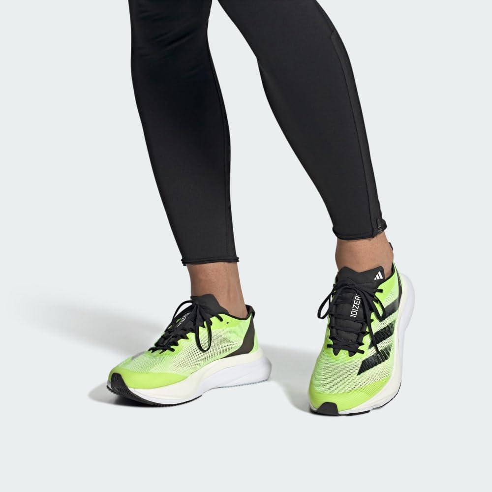 image:imageAdidas Womens Adizero Boston 12 WFootwear WhiteCore BlackLucid Lemon