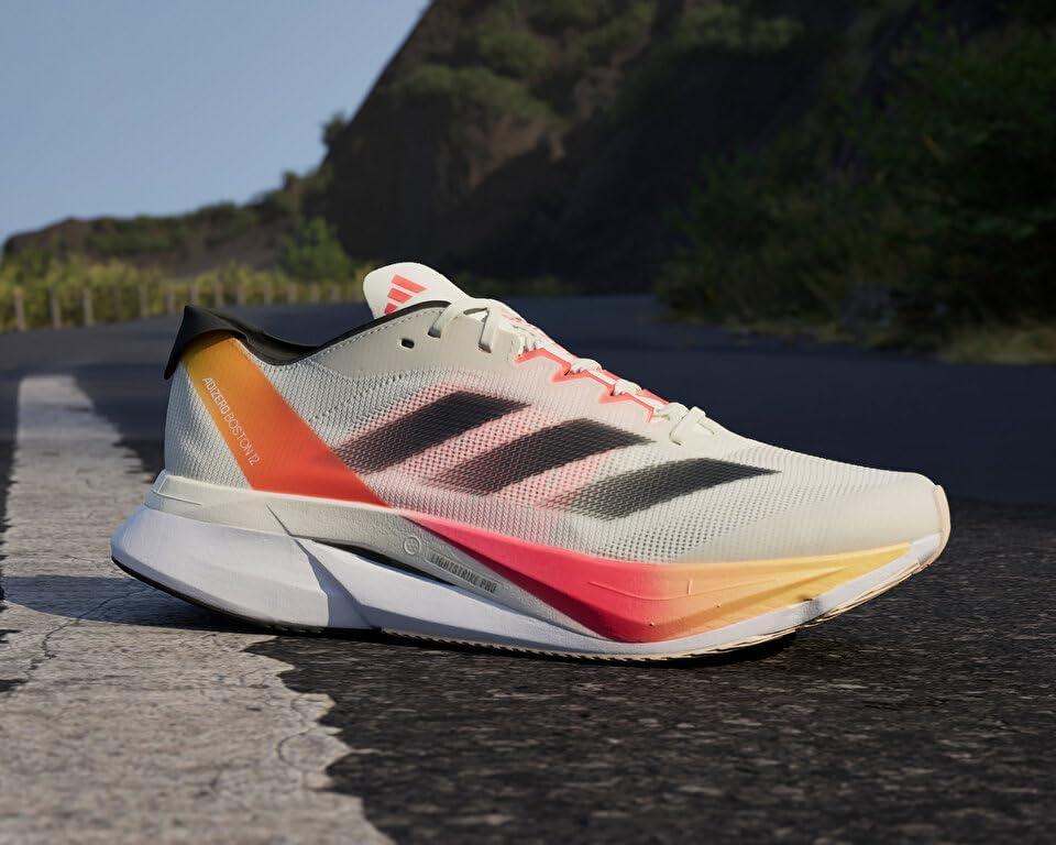image:imageAdidas Womens Adizero Boston 12 WIvoryCblackSolred