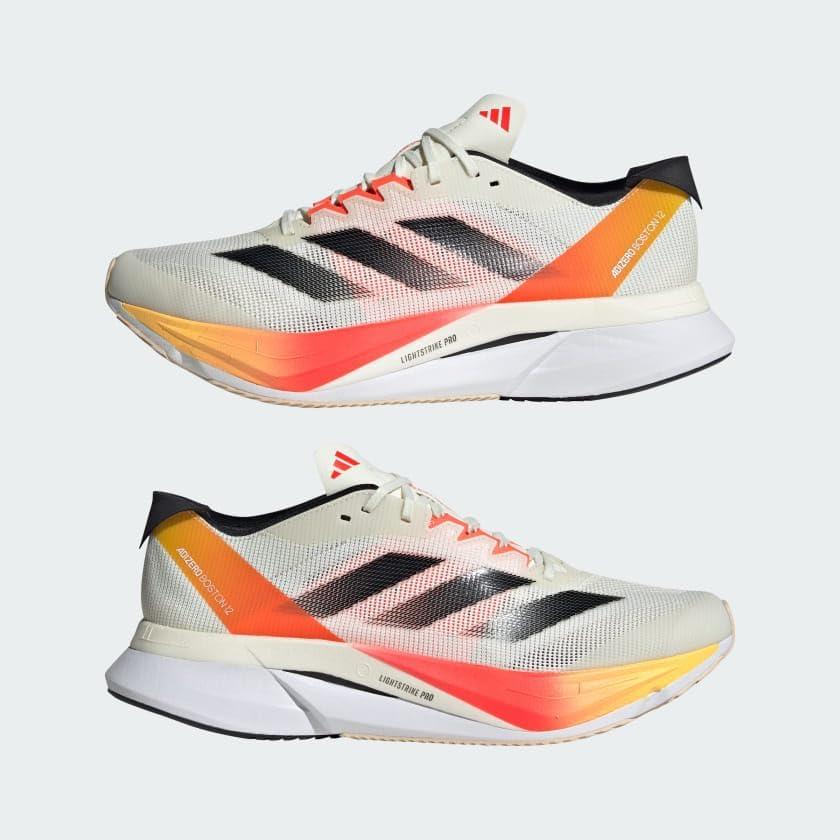 image:imageAdidas Womens Adizero Boston 12 WIvoryCore BlackSolar Red